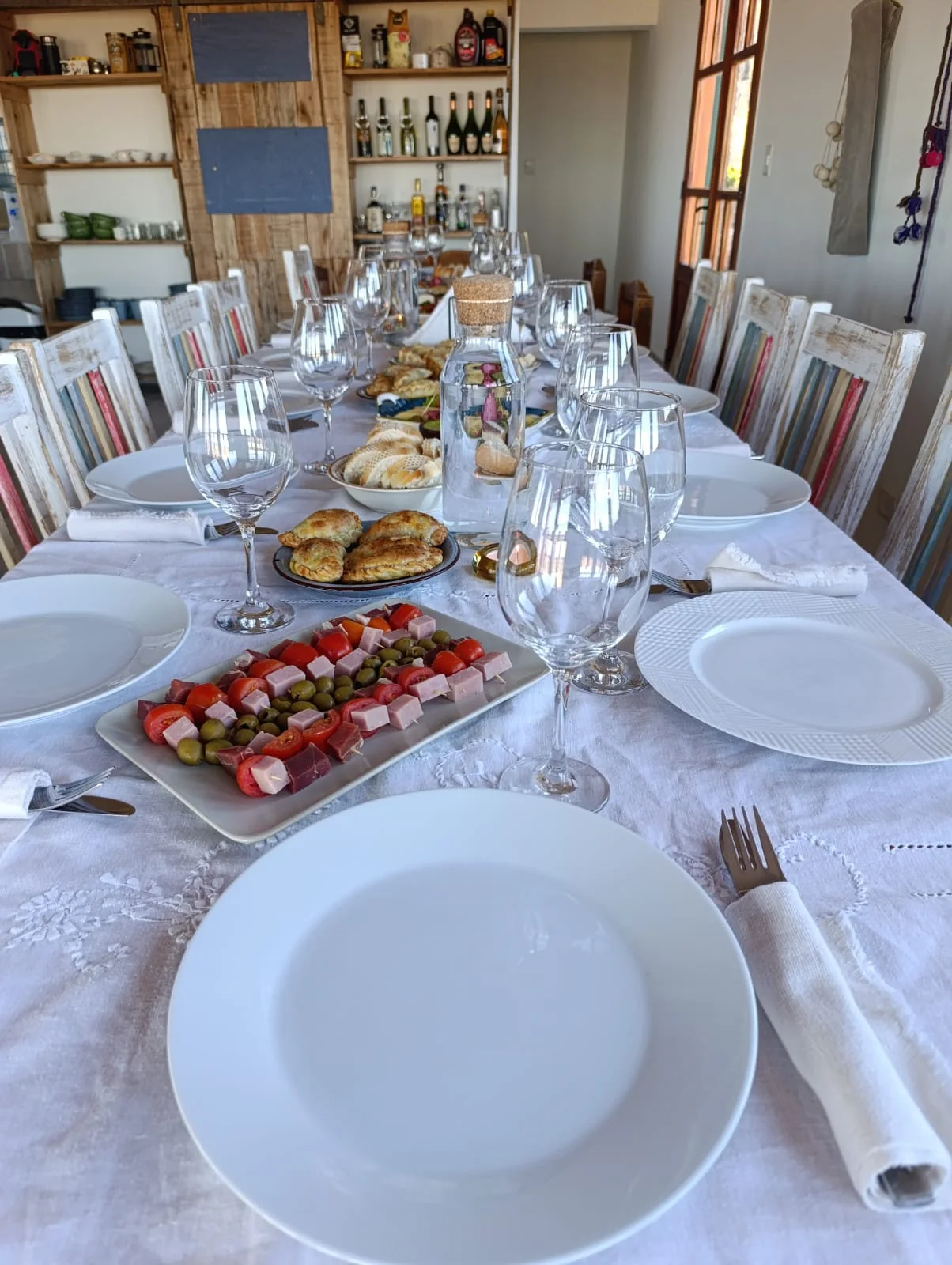 Dining at Casona Islas Blancas